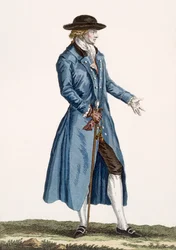 Gentleman in Blue Coat, Plate from 